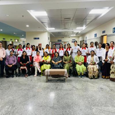 Motivational skit pertaining to importance of breast feeding as part of Breast feeding week at Dept of Paediatrics GMC Bhopal 06.08.25