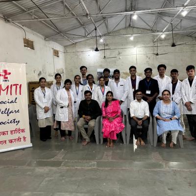 Geriatric health camp at Anand Bhawan by Dept of PSM GMC Bhopal on 29.06.25.