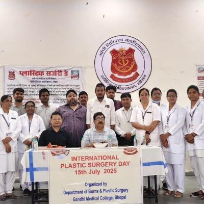 International plastic surgery day celebration in Dept of Burn and Plastic surgery GMC Bhopal 15.07.25